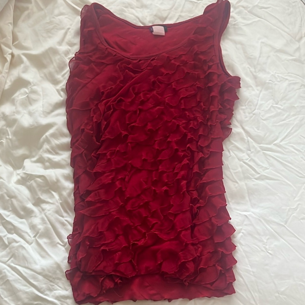 Agenda Vibrant Red Top